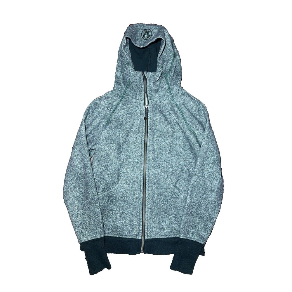 Lululemon Scuba Hoodie III Rio Mist Sea Mist Deep Green Size 8 Thumbholes